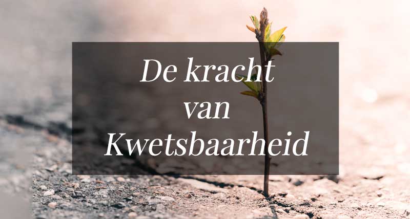 Blijven staan in kwetsbaarheid